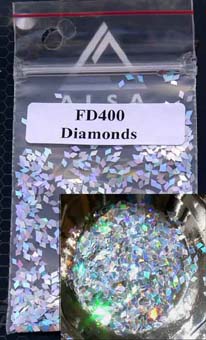 GPI FLAKES DIAMONDS 4OZ - KCFD400 